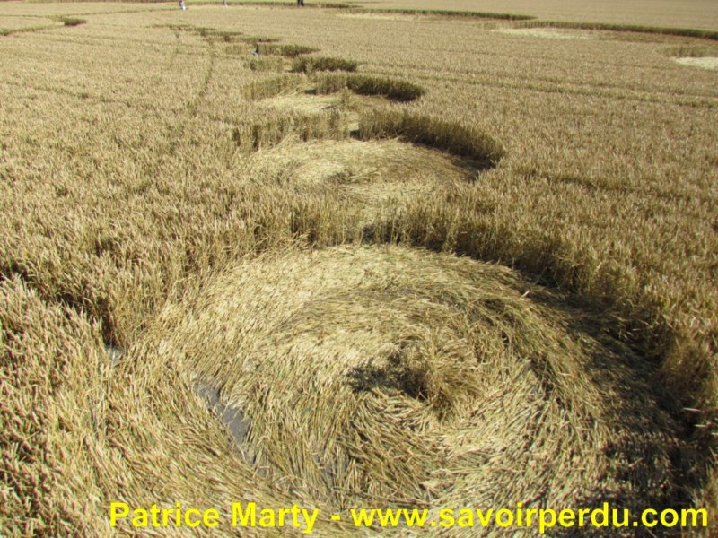 Etchilhampton (2), Wiltshire crop circle, aerial photo 61